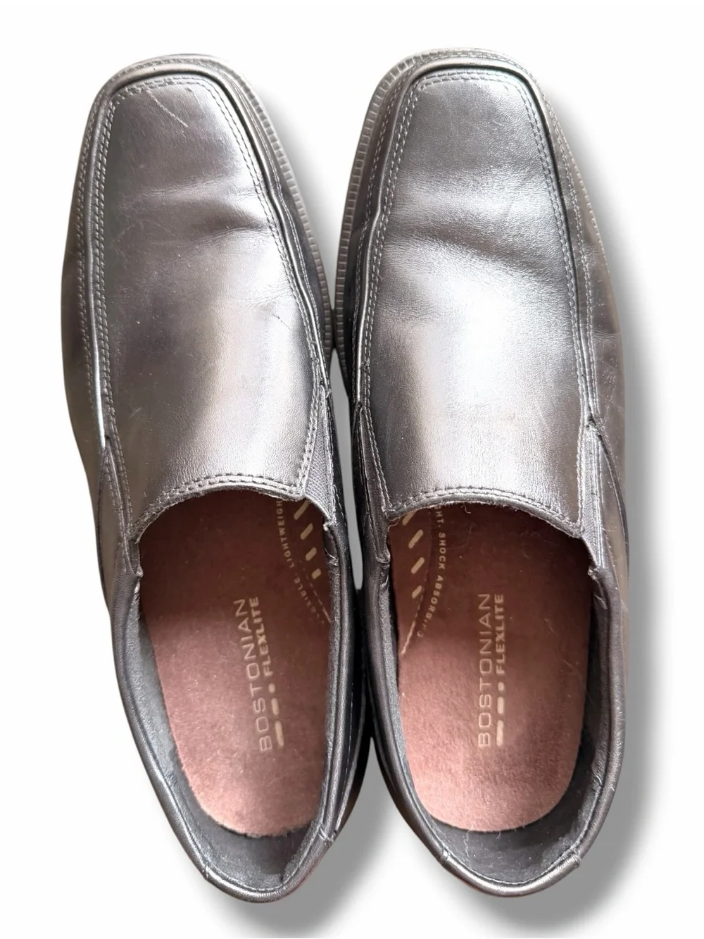 Bostonian Men’s Black Leather Flexlite Loafers Business Casual Size 9M
